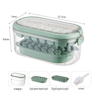 Ice Cube Tray with Lid and Box 