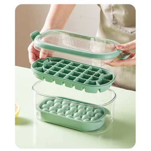 Ice Cube Tray with Lid and Box