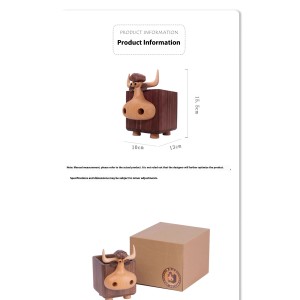 Creative cartoon cute calf pen holder 