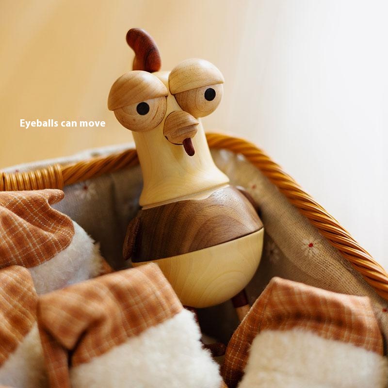 Chick fun wooden doll 