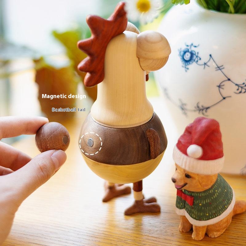 Chick fun wooden doll 