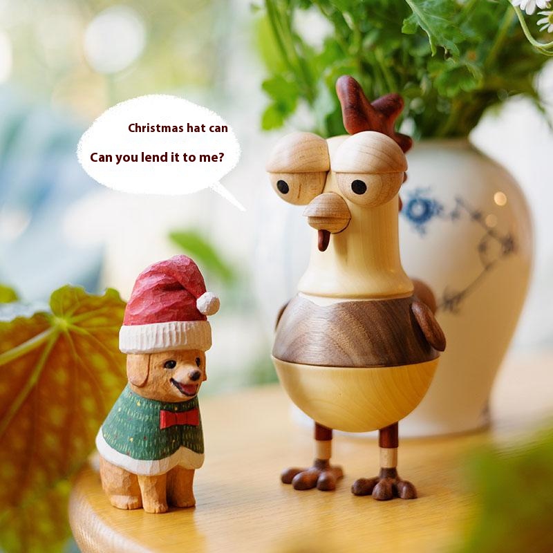Chick fun wooden doll 