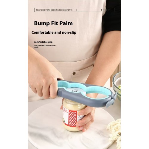 Multi-function can opener and bottle opener (3-piece set)