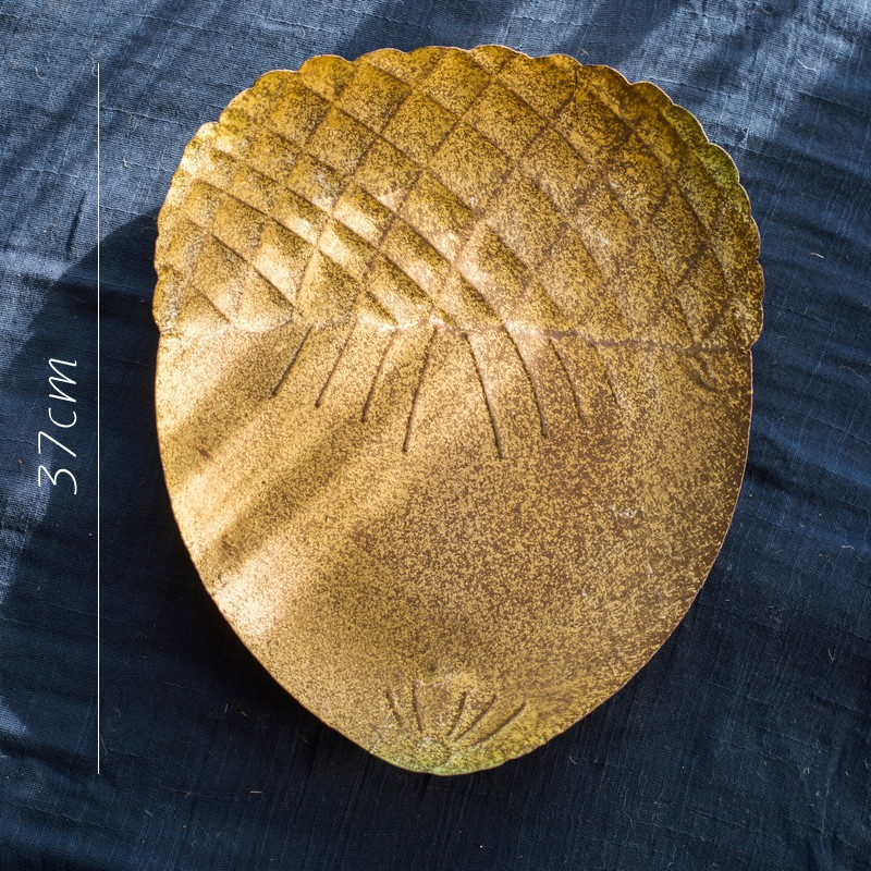 Ancient wrought iron ornaments rust color palette 